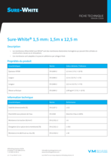 Sure-White 1,5 1,5 x 12,5 m - FT